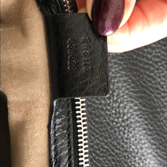 100% Authentic Leather Gucci Briefcase - Black - Picture 4 of 8